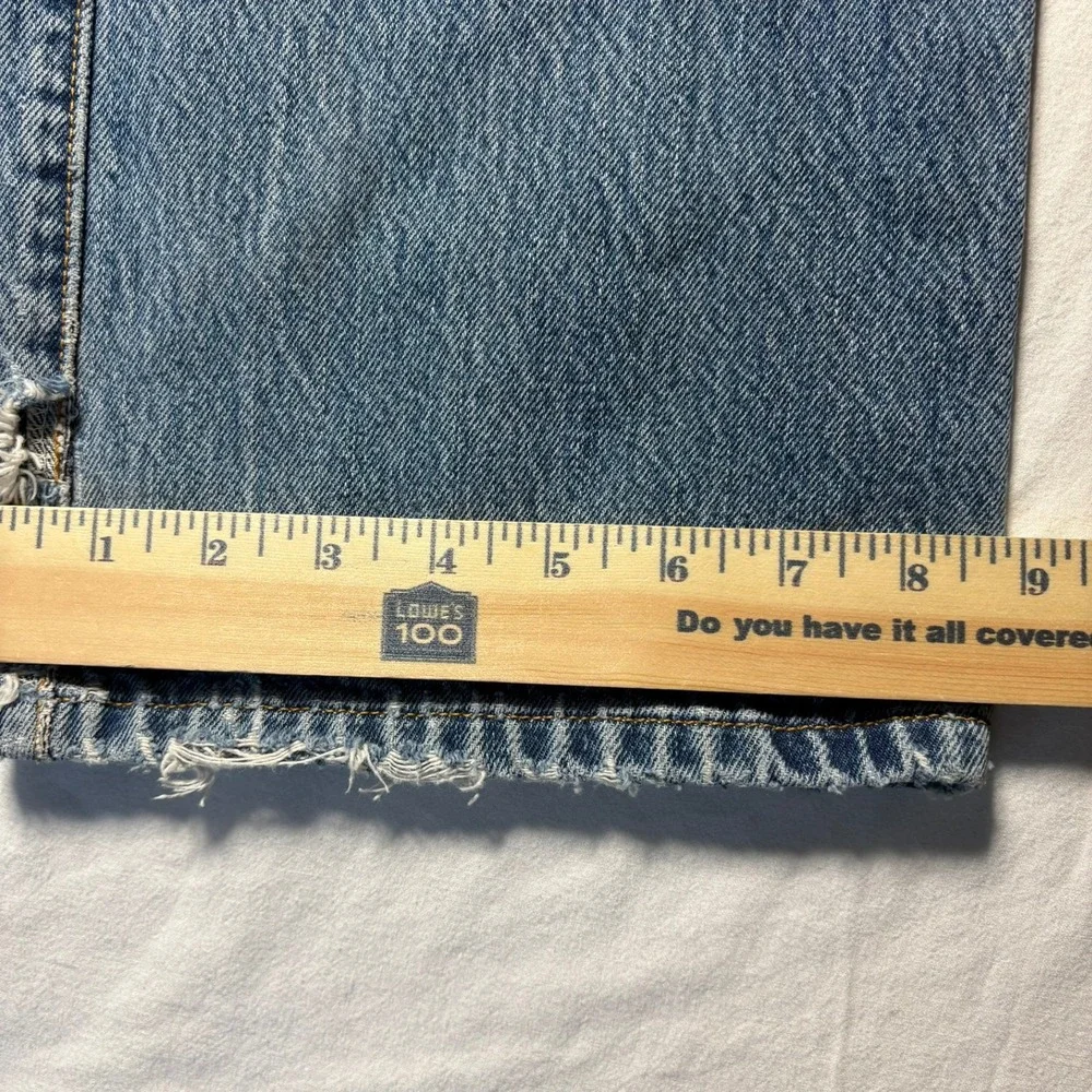 VTG Levi's 501 Jeans Mens 36x34 Fit 34x33 Blue Button Fly Straight Leg 90s Denim